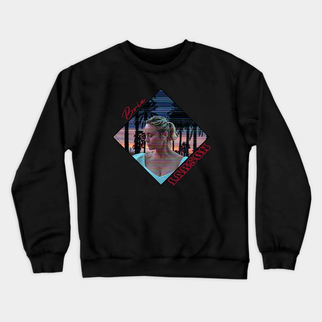Brie Larson - Retro Crewneck Sweatshirt by itsAlsetDesigns